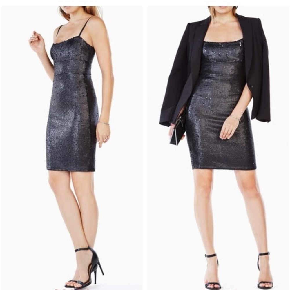BCBGMaxAzria Sparkling Black Mini dress